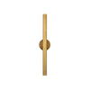 Mason 24-in Vintage Brass LED Wall Sconce