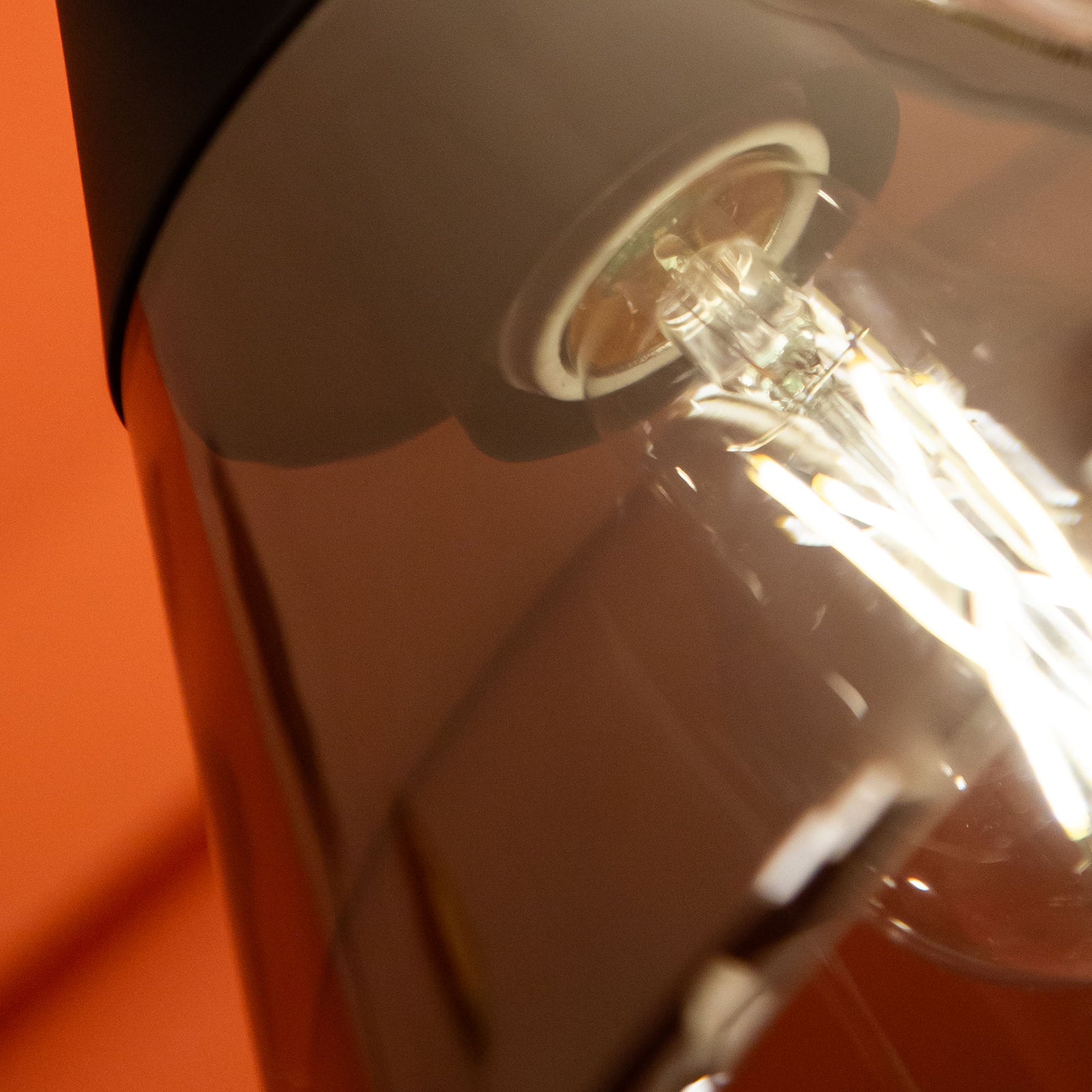 Mauer 12-in Matte Black/Smoked 1 Light Semi Flush Mount