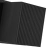 Mavis 4-in Black LED Exterior Wall Sconce