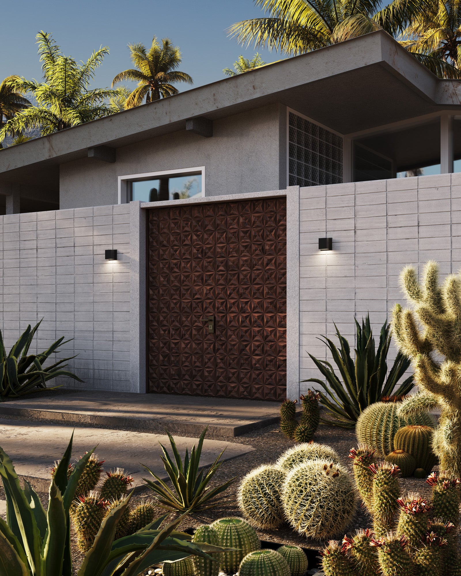 Mavis 4-in Black LED Exterior Wall Sconce