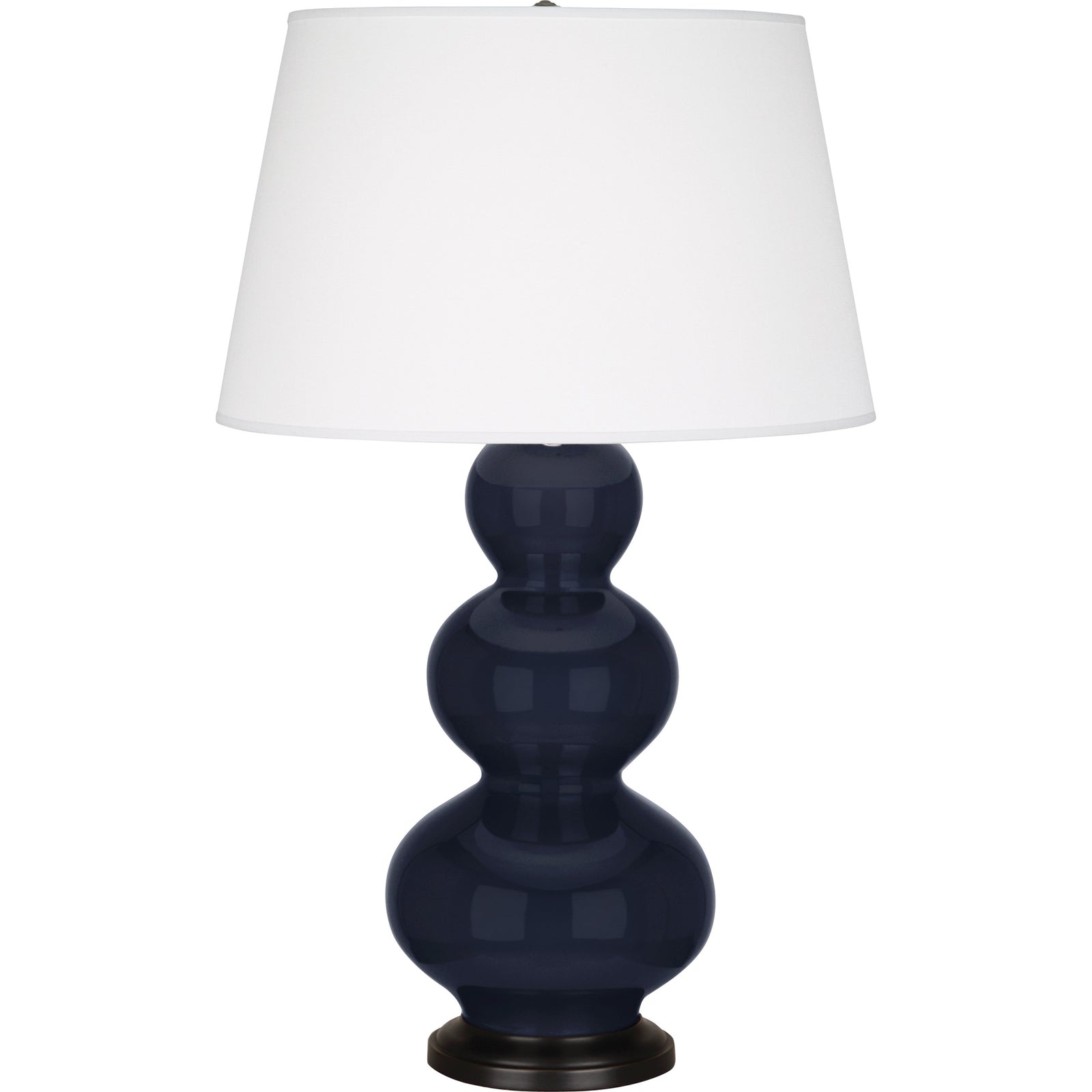 Midnight Triple Gourd Table Lamp