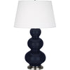 Midnight Triple Gourd Table Lamp