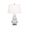 Matte Celadon Small Triple Gourd Accent Lamp