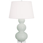 Matte Celadon Double Gourd Table Lamp