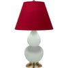 Matte Celadon Double Gourd Table Lamp
