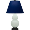 Matte Celadon Double Gourd Table Lamp