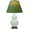 Matte Celadon Double Gourd Table Lamp