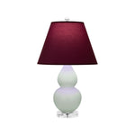 Matte Celadon Double Gourd Table Lamp