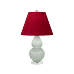 Matte Celadon Double Gourd Table Lamp