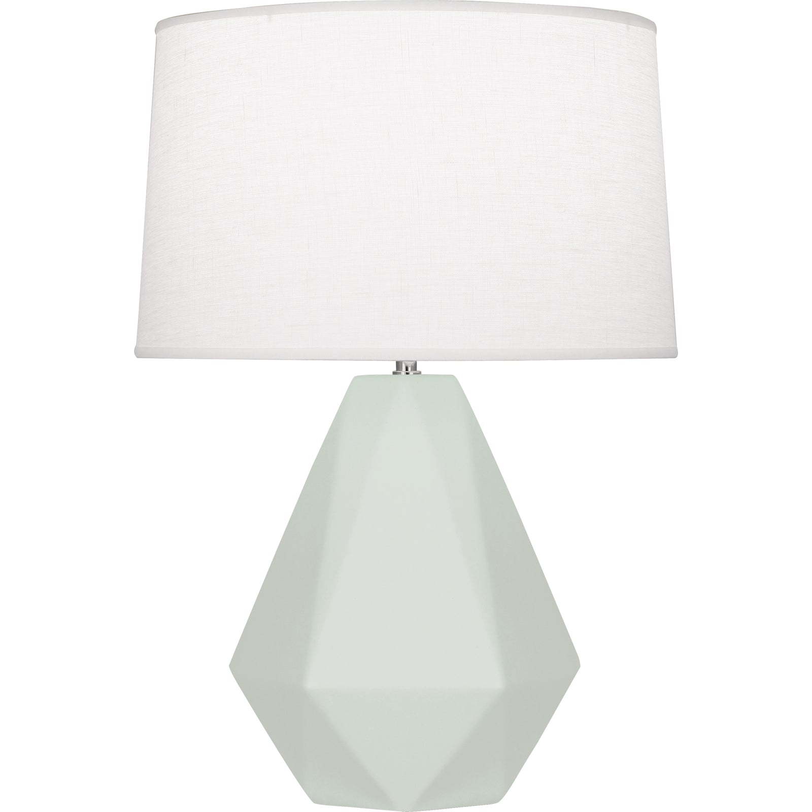 Matte Celadon Delta Table Lamp