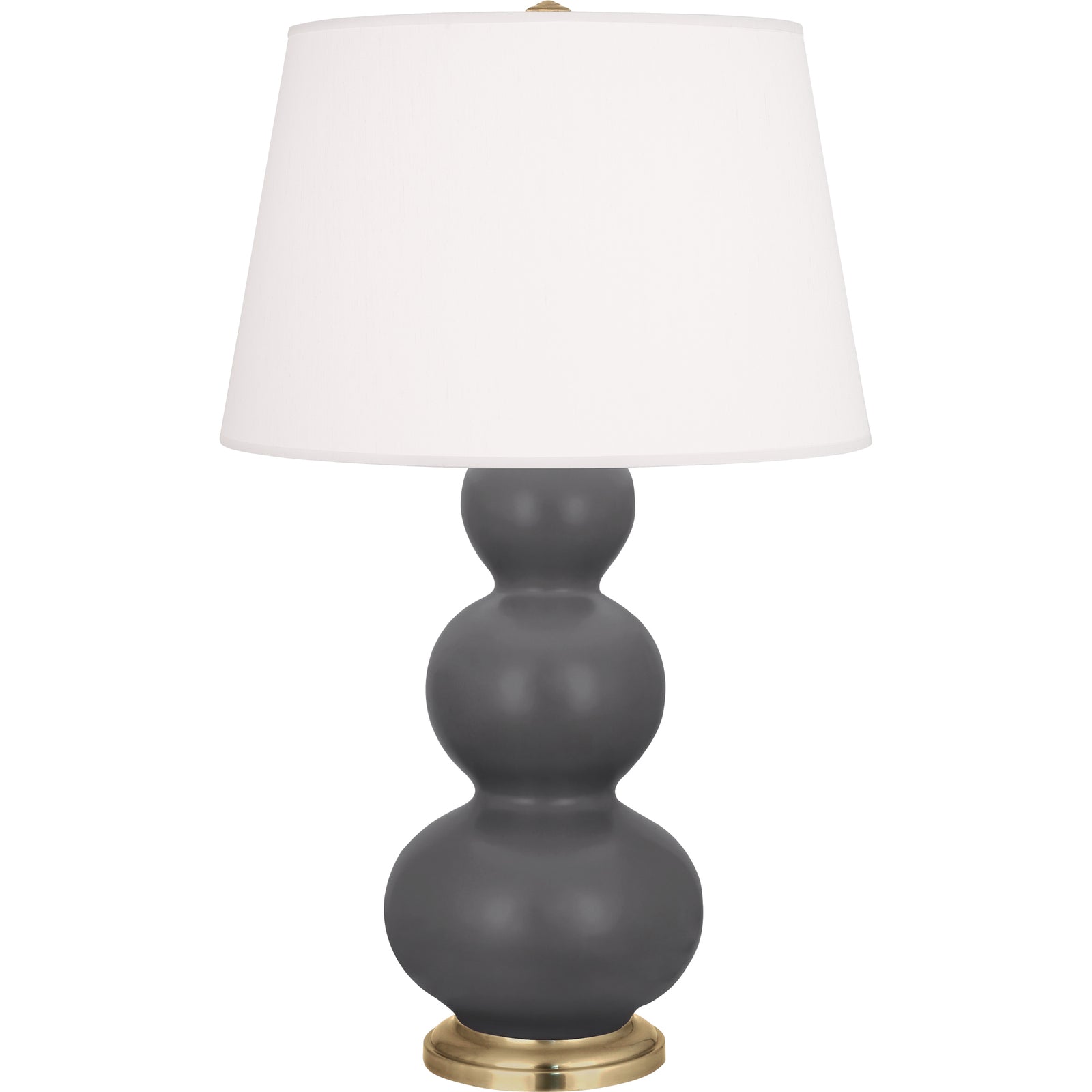 Matte Ash Double Gourd Table Lamp