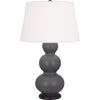 Matte Ash Double Gourd Table Lamp