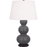 Matte Ash Double Gourd Table Lamp