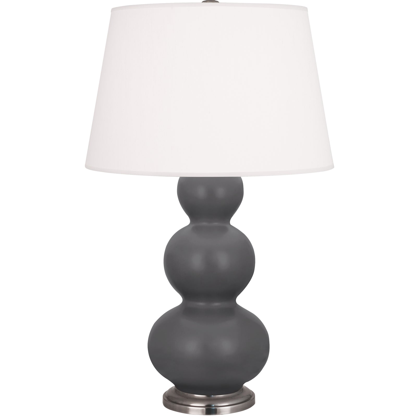 Matte Ash Double Gourd Table Lamp