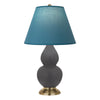 Matte Ash Double Gourd Table Lamp