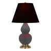 Matte Ash Double Gourd Table Lamp