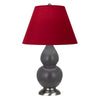 Matte Ash Double Gourd Table Lamp