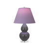 Matte Ash Double Gourd Table Lamp