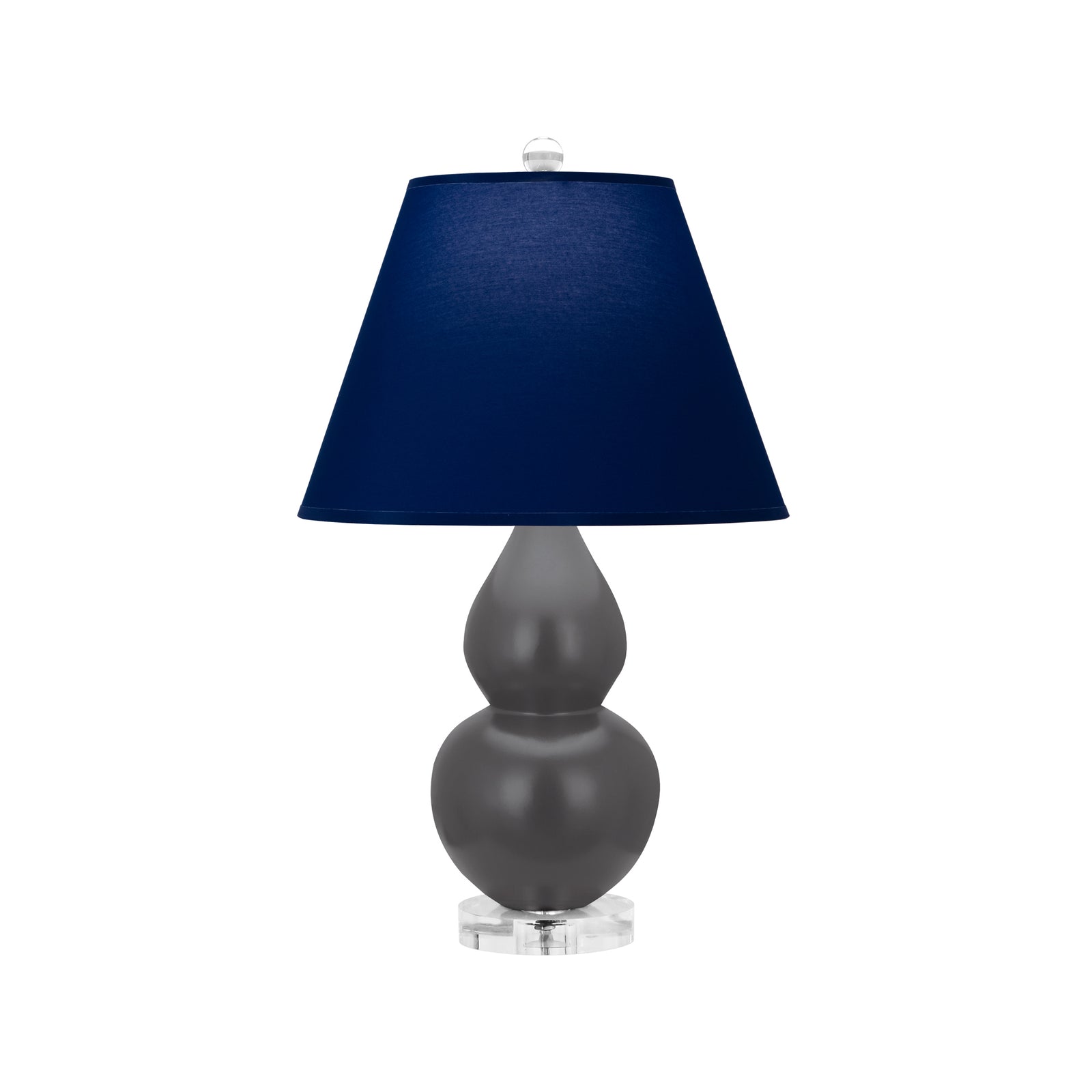 Matte Ash Double Gourd Table Lamp