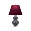 Matte Ash Double Gourd Table Lamp