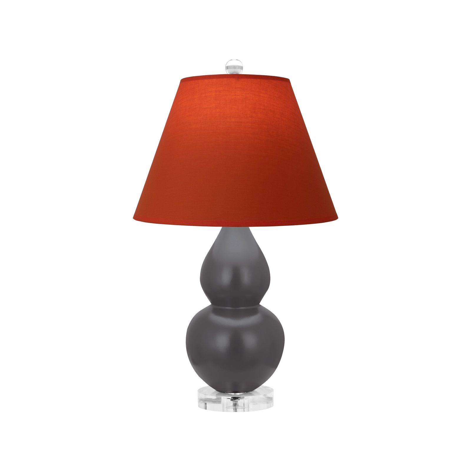 Matte Ash Double Gourd Table Lamp
