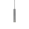 Milca 15-in Gray 1 Light Pendant