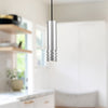 Milca 10-in Brushed Nickel 1 Light Pendant