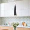 Mina 12-in Black LED Pendant