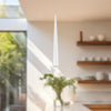 Mina 24-in White LED Pendant