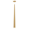 Mina 36-in Brushed Gold LED Pendant