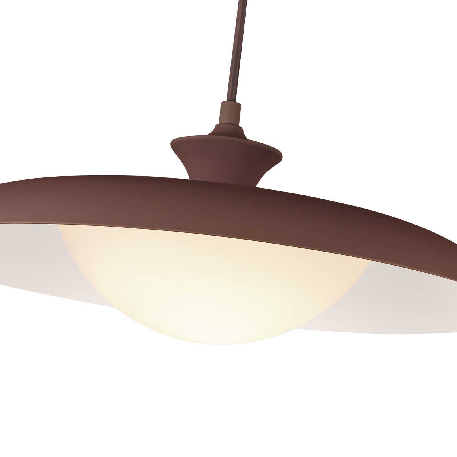 Minori 15-in Burgundy Socket Pendant