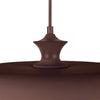 Minori 15-in Burgundy Socket Pendant