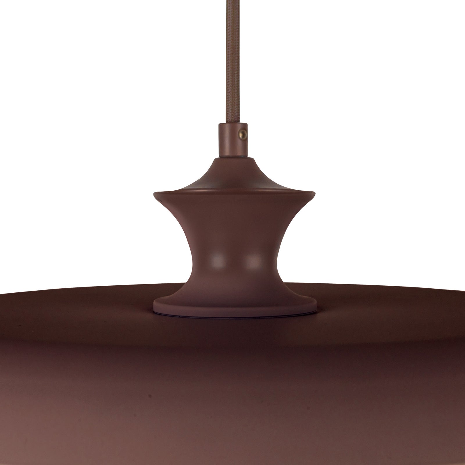 Minori 15-in Burgundy Socket Pendant