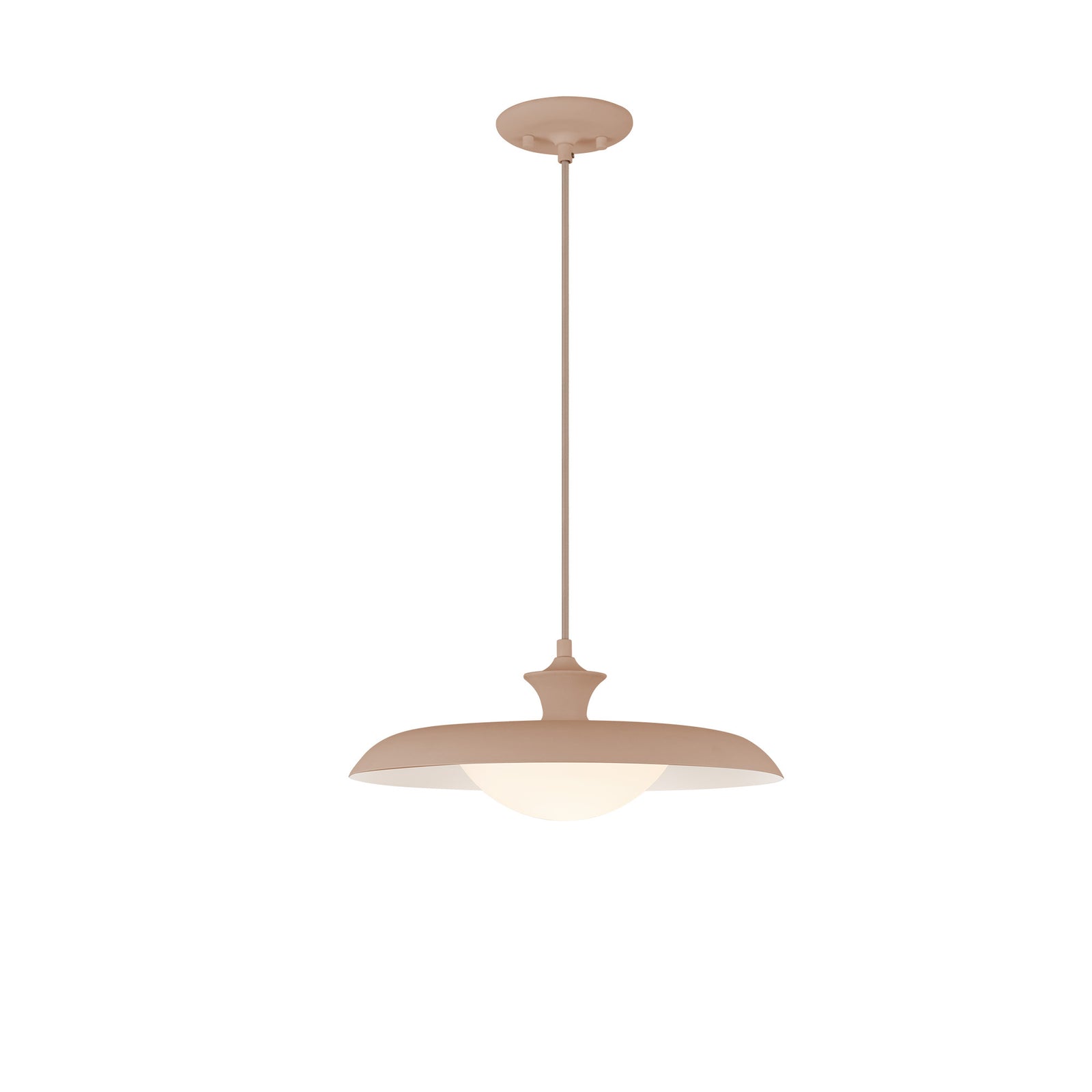 Minori 15-in Peach Socket Pendant