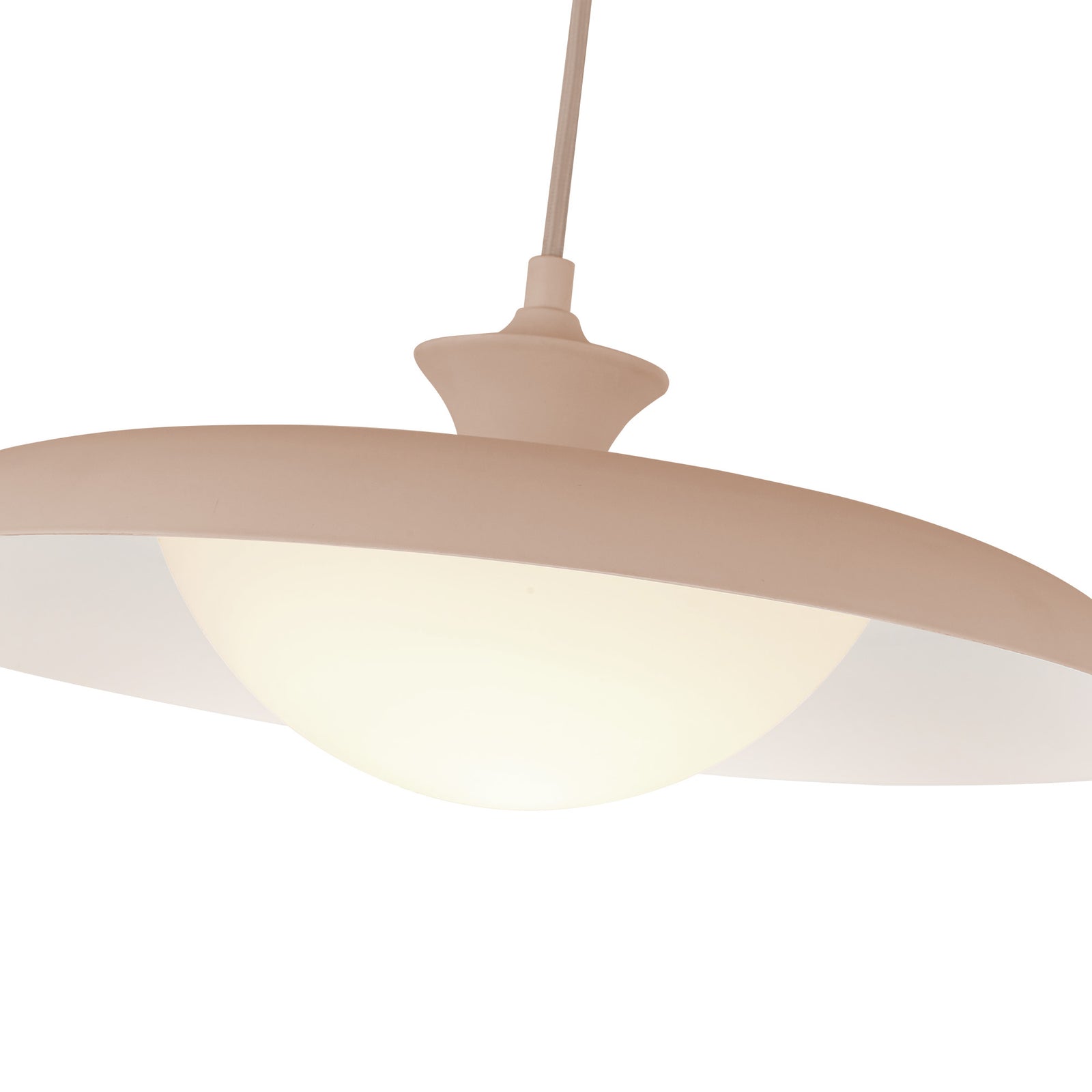 Minori 15-in Peach Socket Pendant