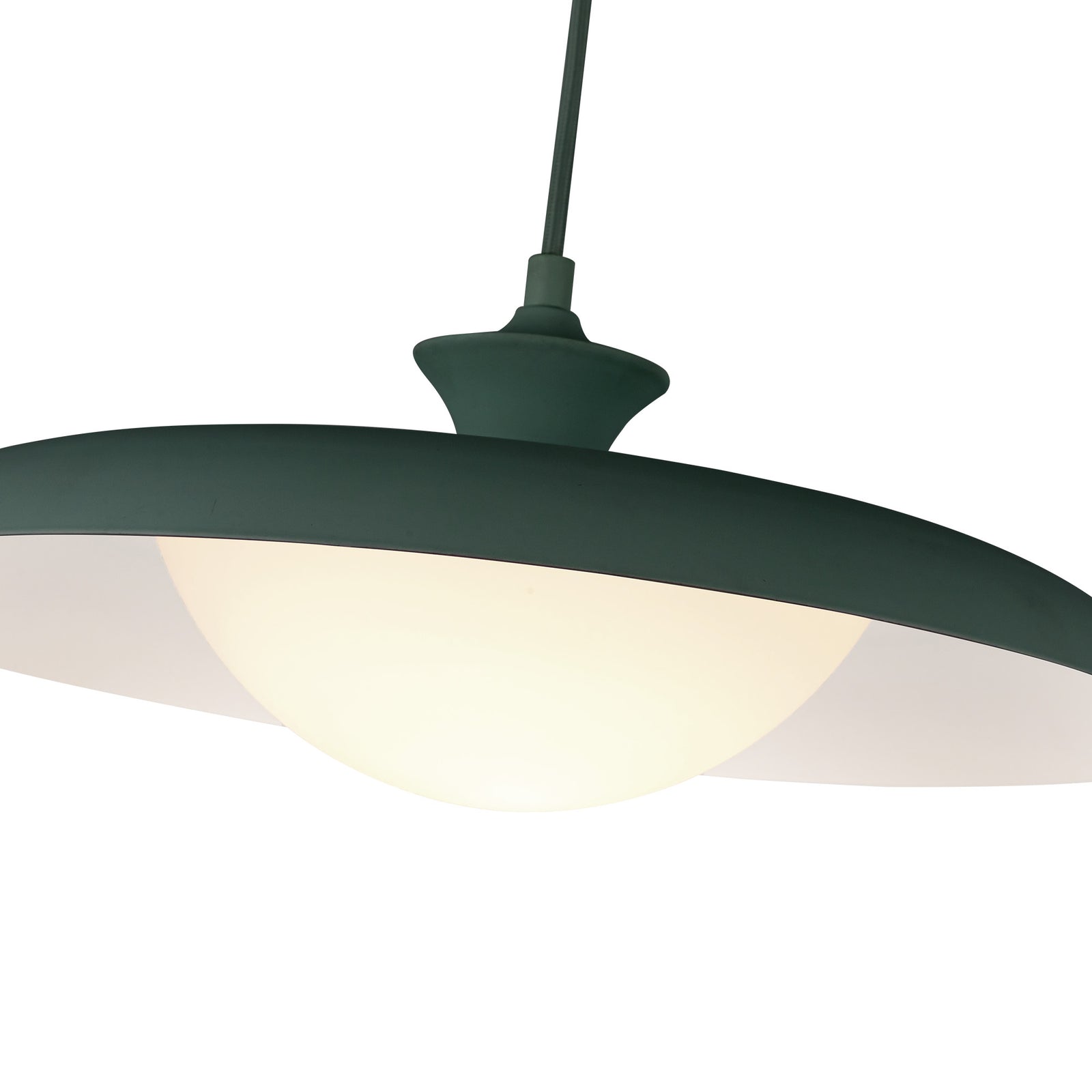 Minori 15-in Pine Green Socket Pendant
