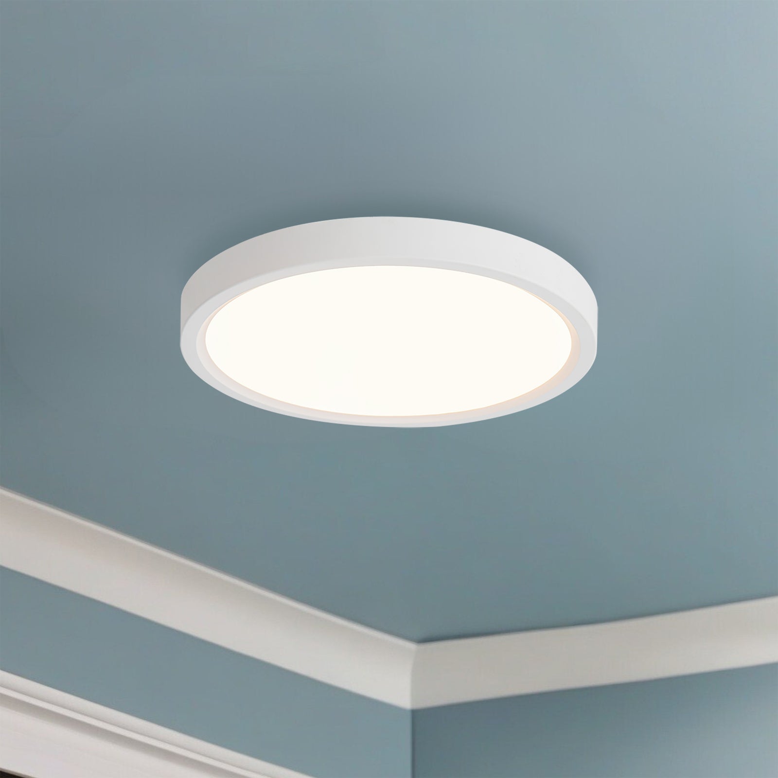 Mio 7-in White LED Flush Mount