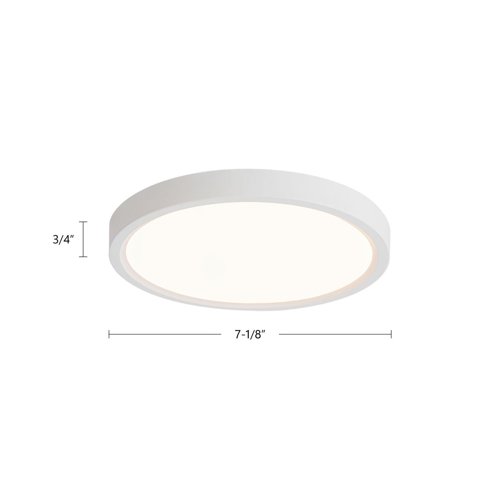 Mio 7-in White LED Flush Mount