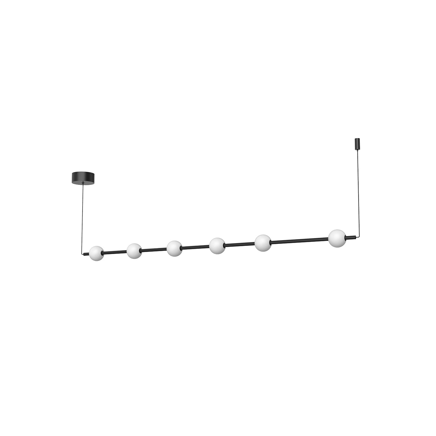 Misaki 60-in Black LED Pendant
