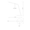 Miter 17-in Brushed Nickel LED Table Lamp