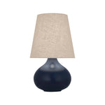 Matte Midnight Blue Small June Accent Lamp