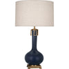 Matte Midnight Blue Athena Table Lamp
