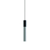 Novo Short - Frosted Diffuser - Acrylic Single Pendant - Matte Black Socket
