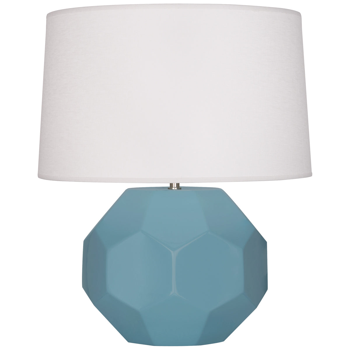 Matte Steel Blue Franklin Table Lamp