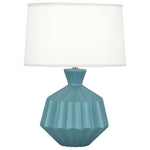 Matte Steel Blue Small Orion Accent Lamp
