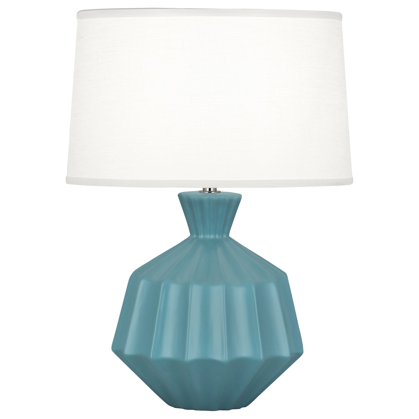 Matte Steel Blue Small Orion Accent Lamp