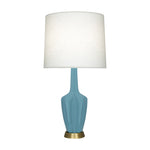 Matte Steel Blue Small Emma Accent Lamp