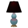 Matte Steel Blue Small Double Gourd Accent Lamp