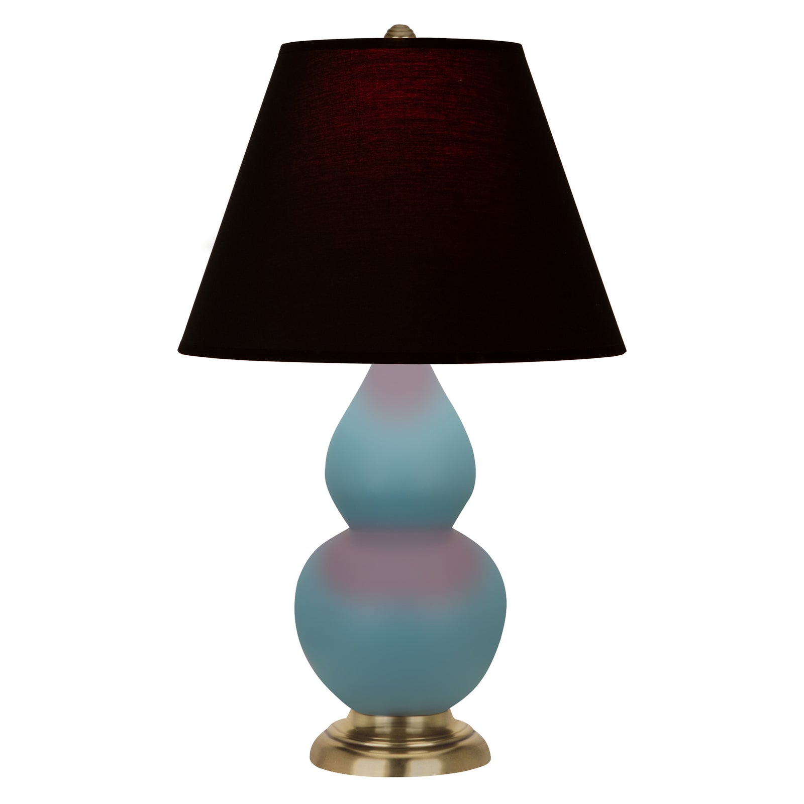 Matte Steel Blue Small Double Gourd Accent Lamp
