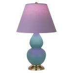 Matte Steel Blue Small Double Gourd Accent Lamp